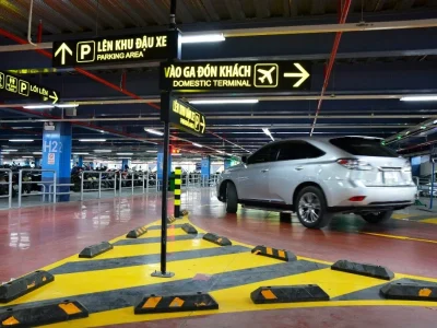 Hệ thống hướng dẫn đỗ xeNhà ga hành khách T1